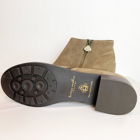 BETTYE MULLER CONCEPT Round toe Beige Suede Bootie - Picture 9 of 10